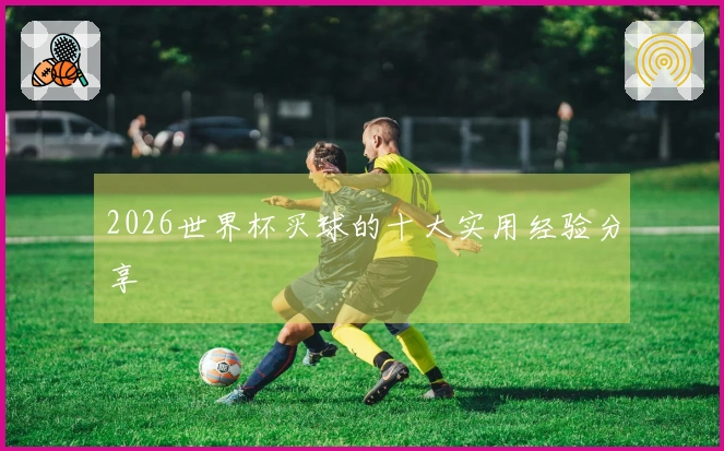 2026世界杯买球的十大实用经验分享